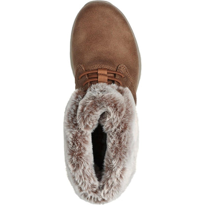 Women's Wide Fit Skechers 144803 Slip-ins On The Go Joy Cozy Charm Boots