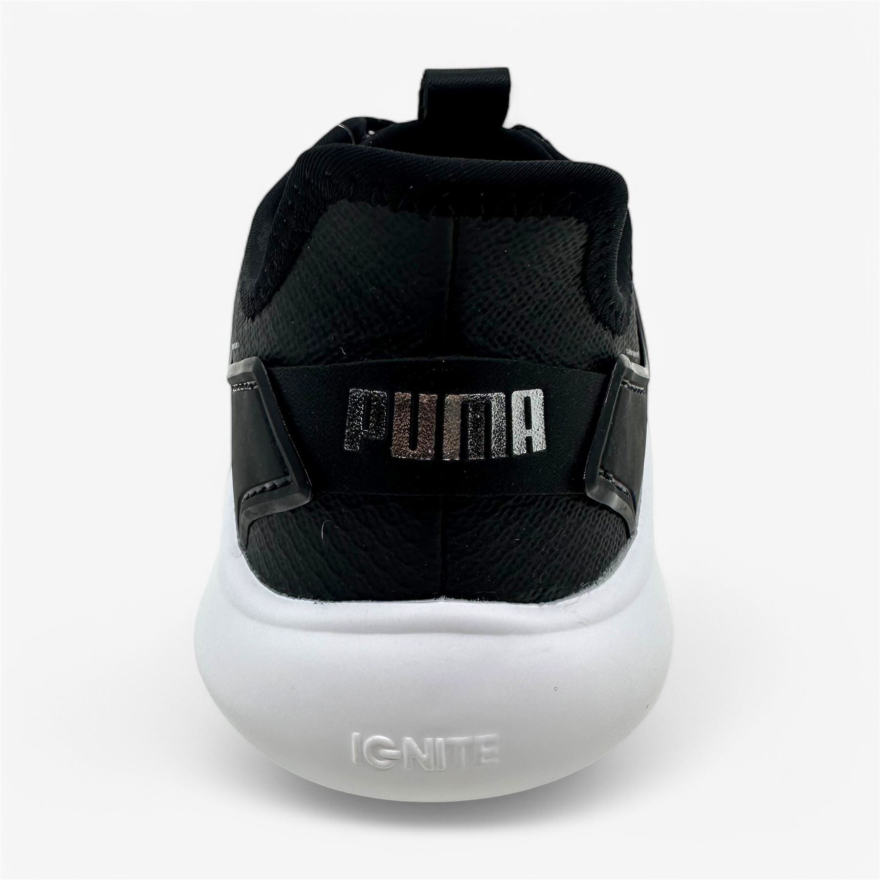 PUMA Ignite Fasten8 Black White Womens Waterproof Golf Shoes