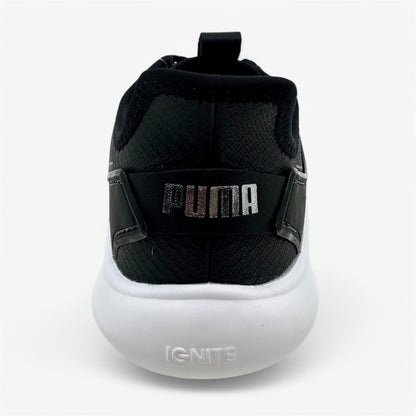 PUMA Ignite Fasten8 Black White Womens Waterproof Golf Shoes