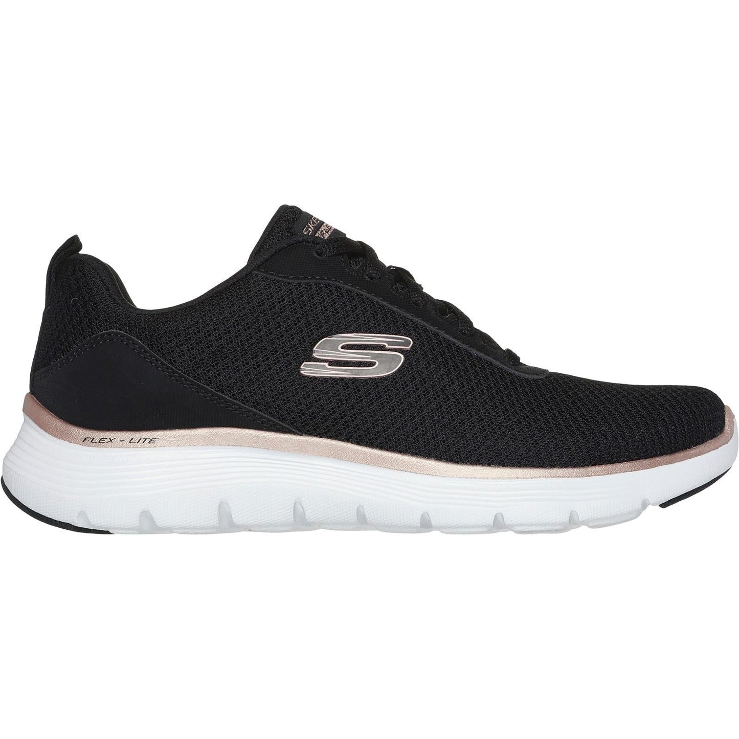 Womens Wide Fit Skechers 150206 Flex Appeal 5.0 Uptake Trainers