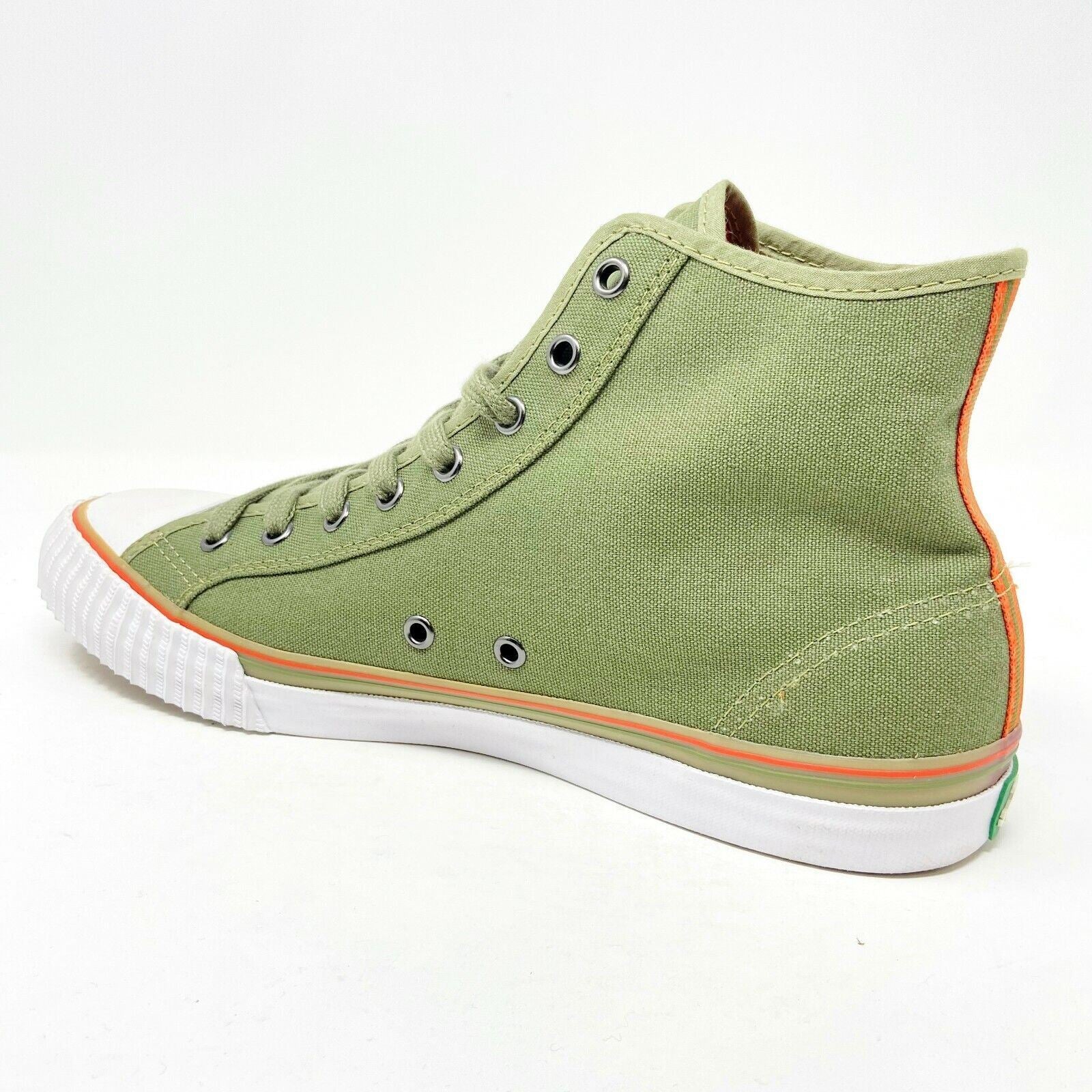PF Flyers Center Hi Reiss Army Olive Green White Mens Shoes Sneakers PM11CH2B