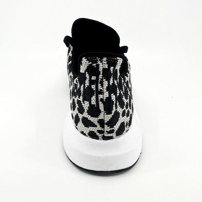 Adidas Originals Swift Run Leopard Black White Womens Running Shoes BD7962