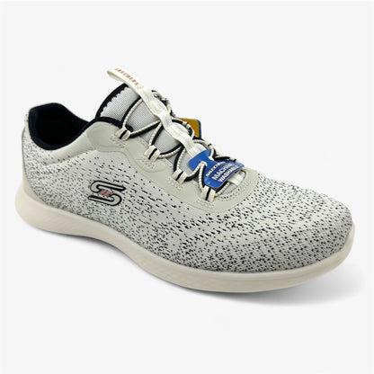 Skechers Vapor Foam Lite Revolve Natural Black Womens Athletic Sneaker