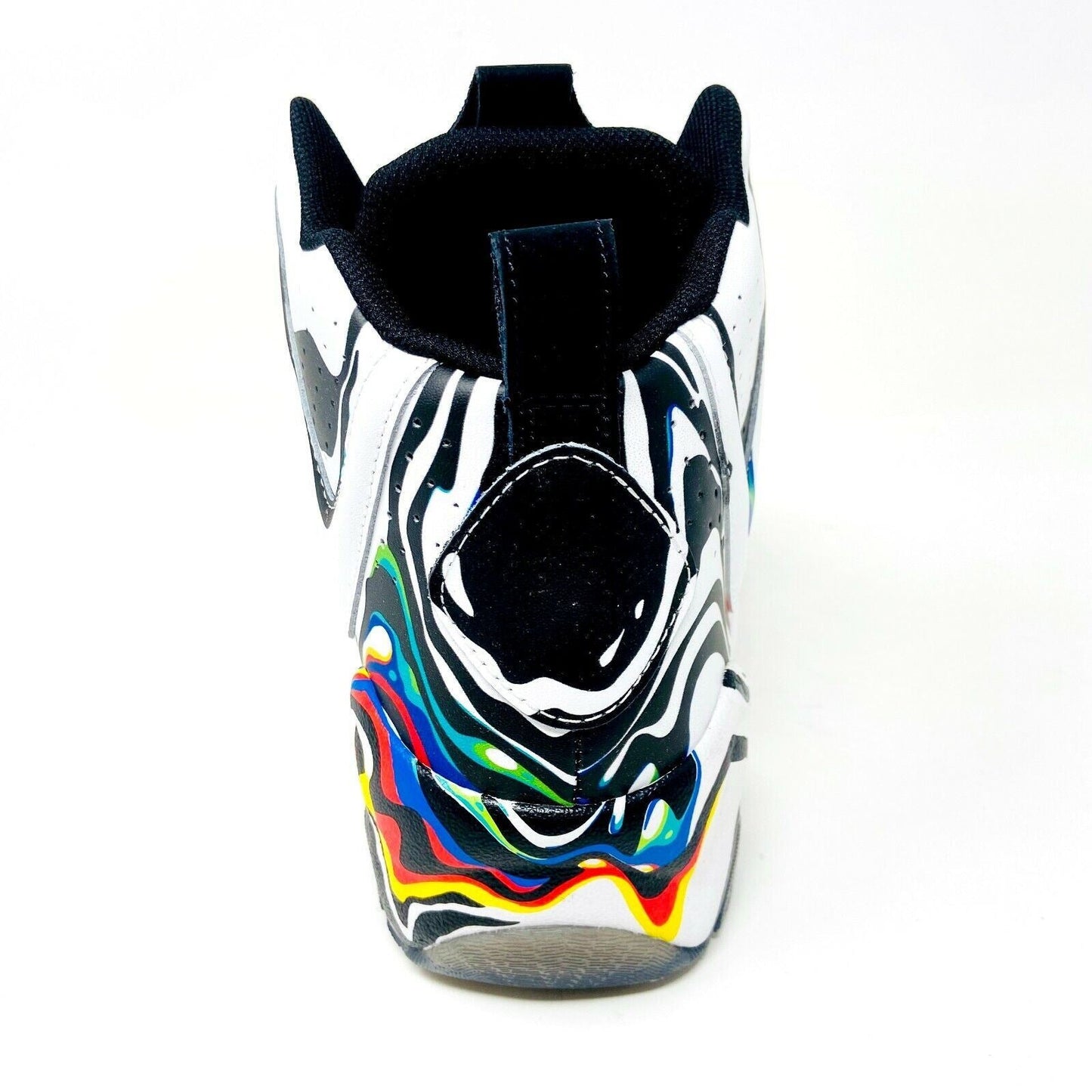 Reebok Kamikaze II Mid International Peace Day White Black Mens Size 15 FY6116