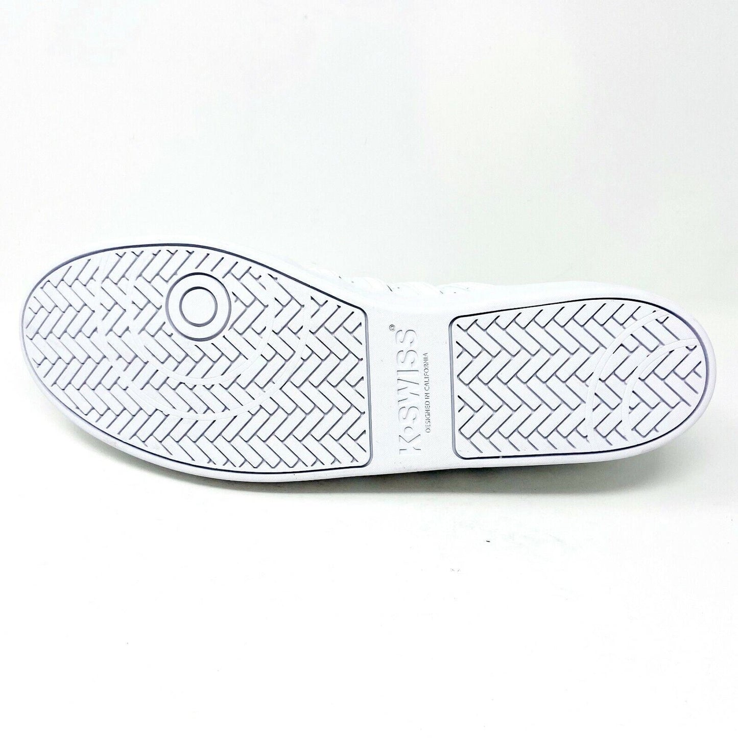 K Swiss Gallen III  Triple White Silver Mens Size 14 Casual Sneakers 01977133