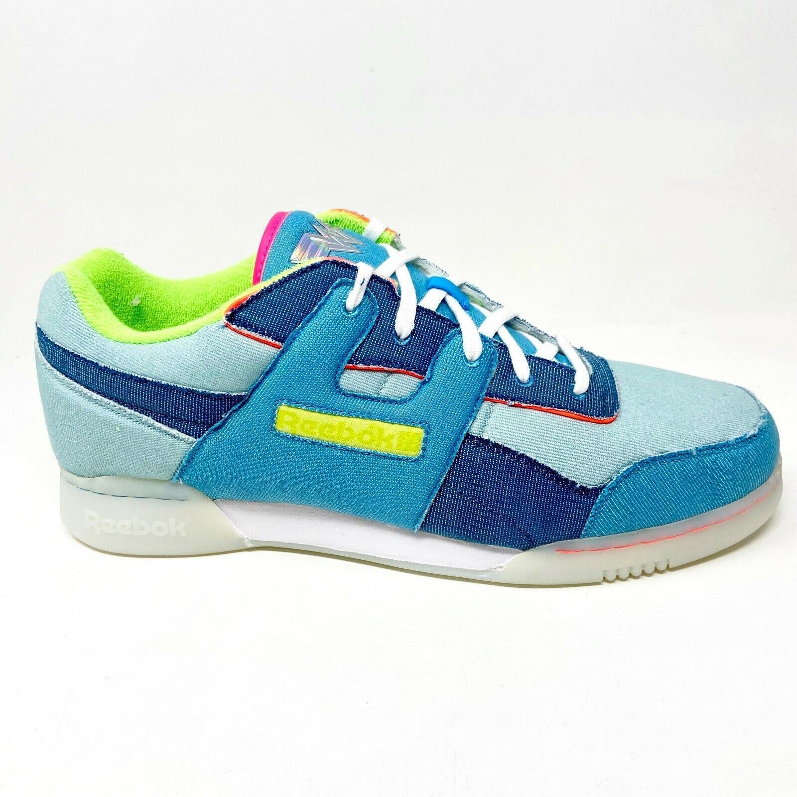 Reebok Workout Plus DC Wonder Woman Wild Blue Mens Size 14 Sneakers FW6230