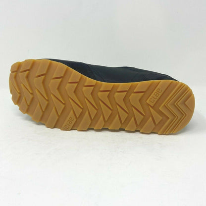 Clae Hayward Black Waxed Suede Mens Premium Casual Sneakers