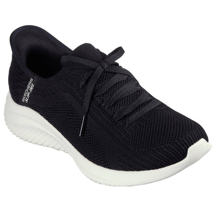 Women's Wide Fit Skechers Slip-ins 149710 Ultra Flex Brilliant Path Trainers