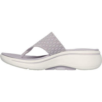 Women's Wide Fit Skechers 140803 Go Walk Arch Fit Sandals