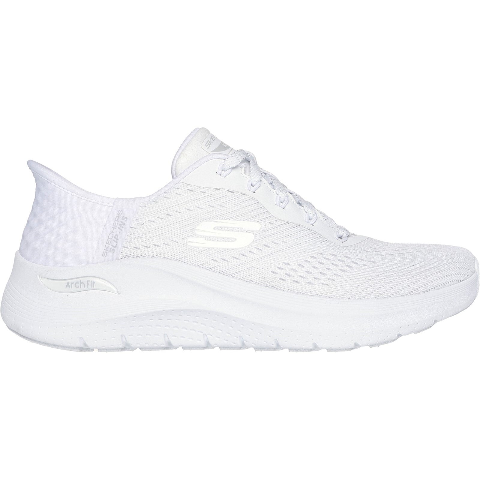 Women's Wide Fit Skechers 150066 Slip-ins Arch Fit 2.0 Easy Chic Trainers