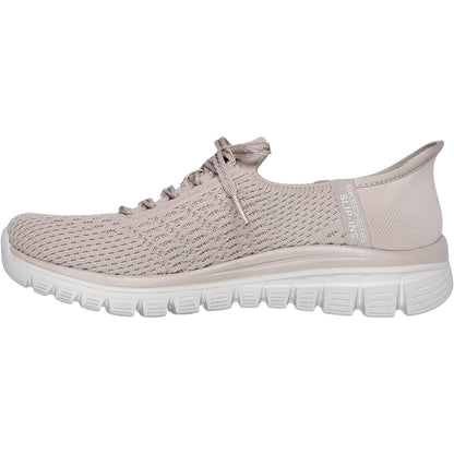 Women's Wide Fit Skechers 100736 Slip-ins Graceful First Blush Trainers